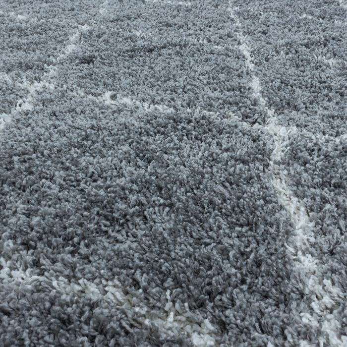 Alvor Shaggy alfombra pelo largo rectangular 200x290cm gris