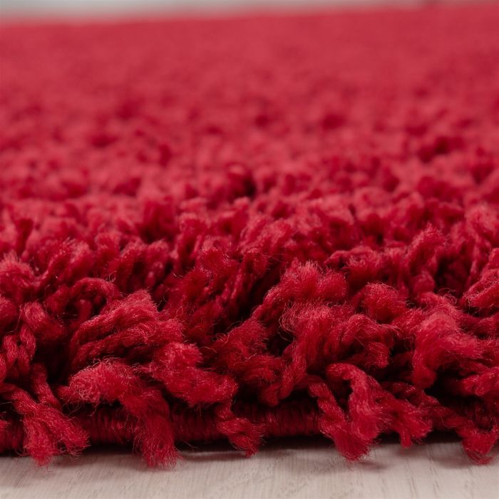 Life Shaggy alfombra pelo largo rectangular 80x150cm rojo