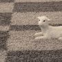 Gala Shaggy alfombra pelo largo rectangular 140x200cm topo