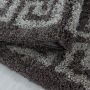 Hera Shaggy alfombra pelo largo rectangular 240x340cm topo