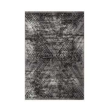 Elite Zynara alfombra pelo corto corredor 80x250cm gris