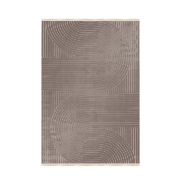 Style Orvyn alfombra pelo corto rectangular 160x230cm moca