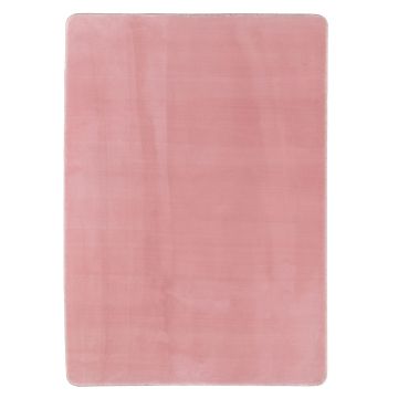 Luxy alfombra pelo largo corredor 80x150cm rosa