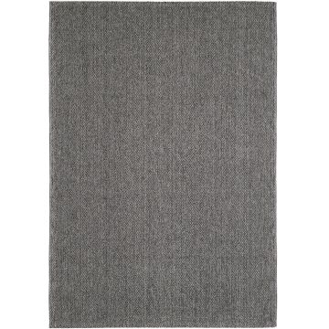 Loom alfombra pelo corto corredor 80x150cm gris