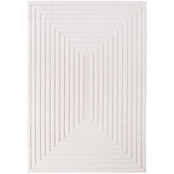 Doha Lunara vloerkleed laagpolig rectangular 120x170cm crema