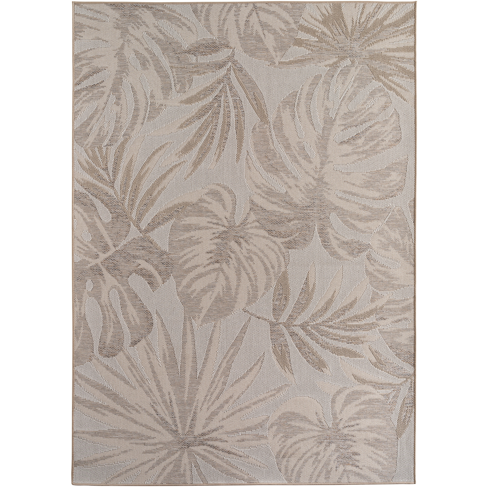 Desert Flo alfombra exterior tejido plano rectangular 160x230cm beige