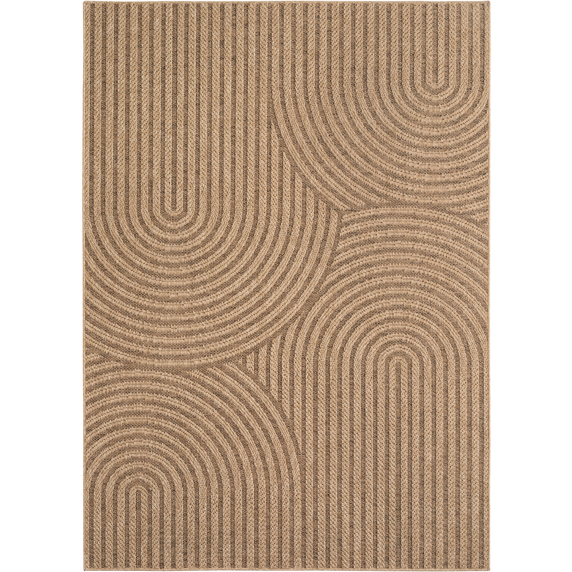 Timber Uno alfombra exterior tejido plano corredor 80x250cm beige