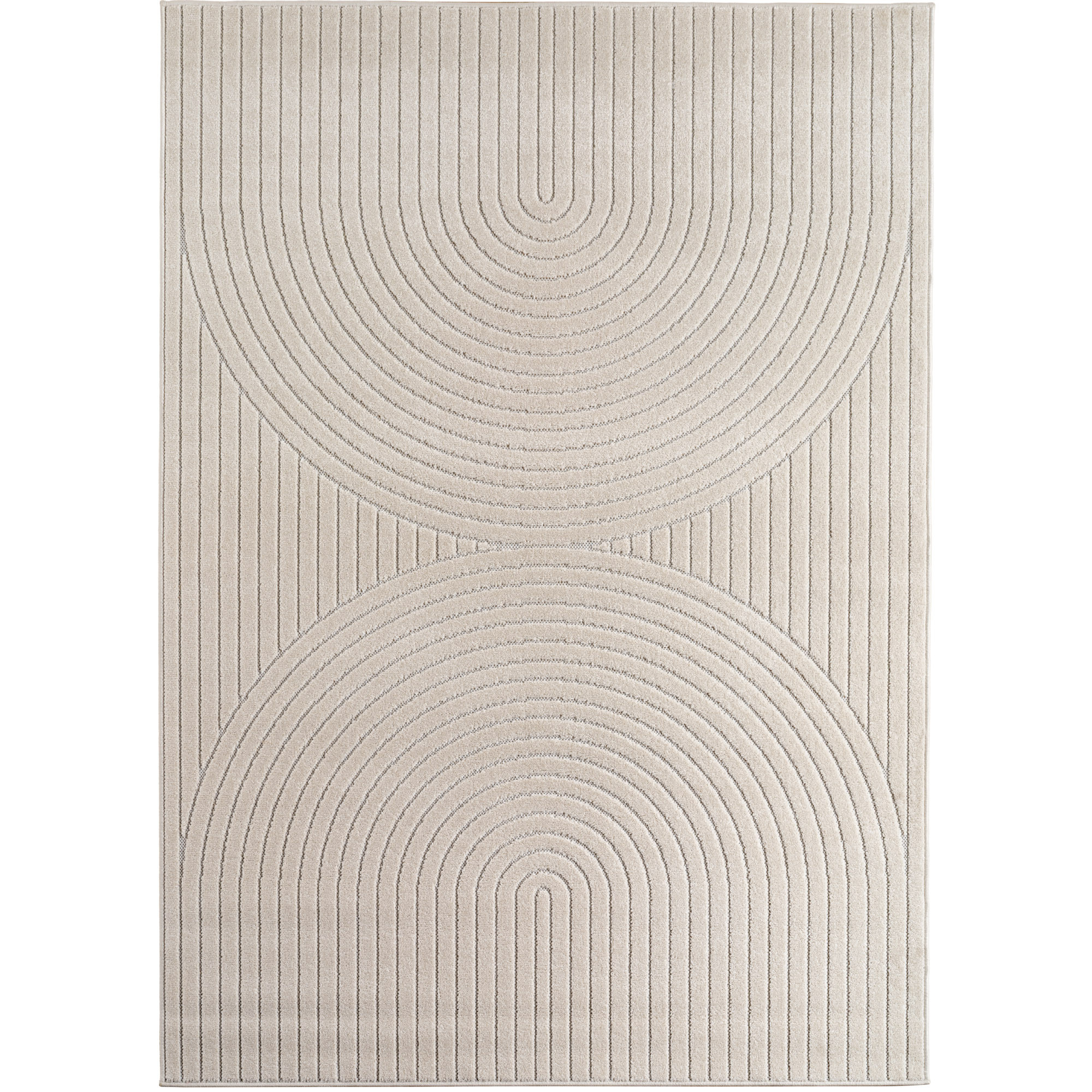 Nova Uro alfombra pelo corto rectangular 240x340cm crema