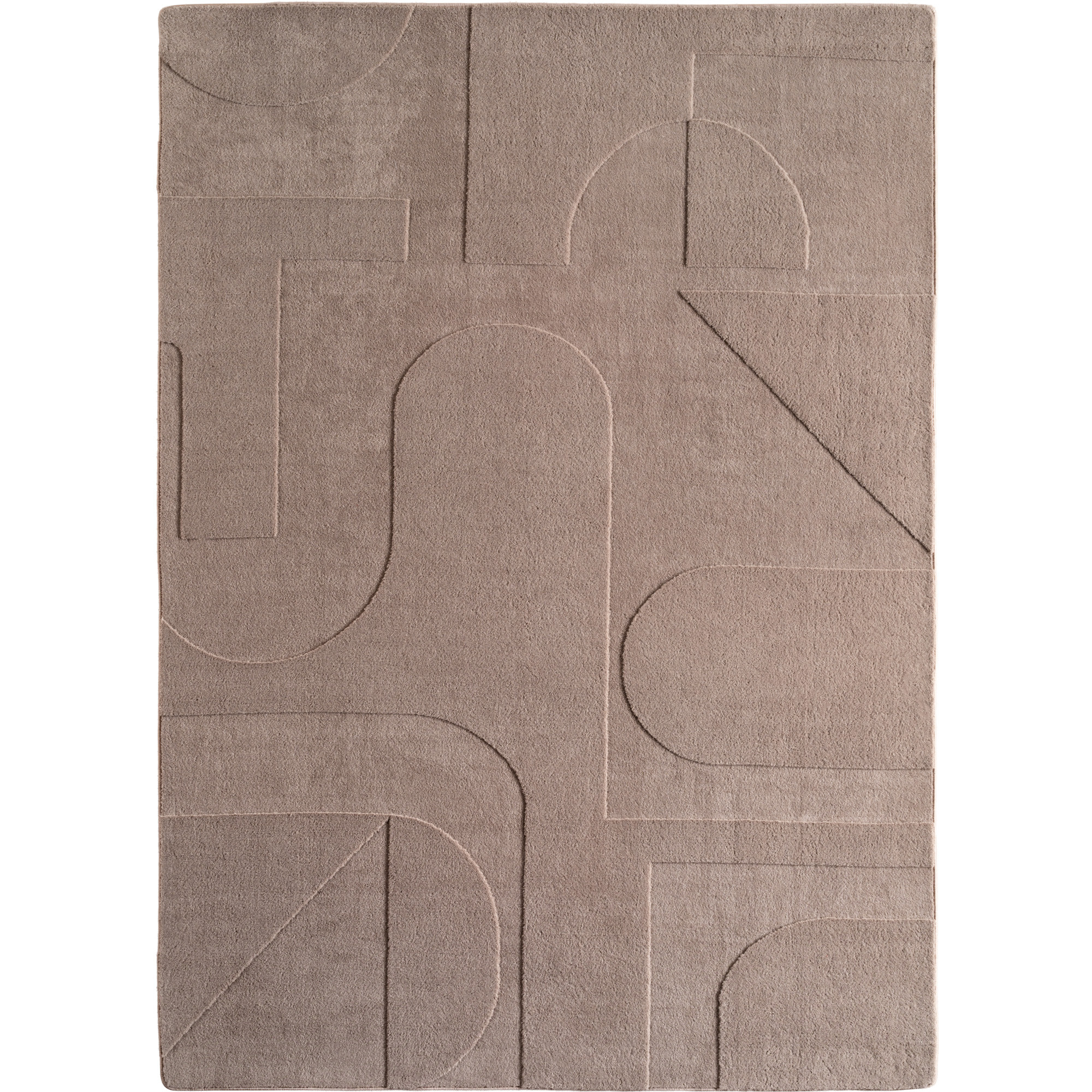 Pompei Yum alfombra pelo corto corredor 80x250cm beige