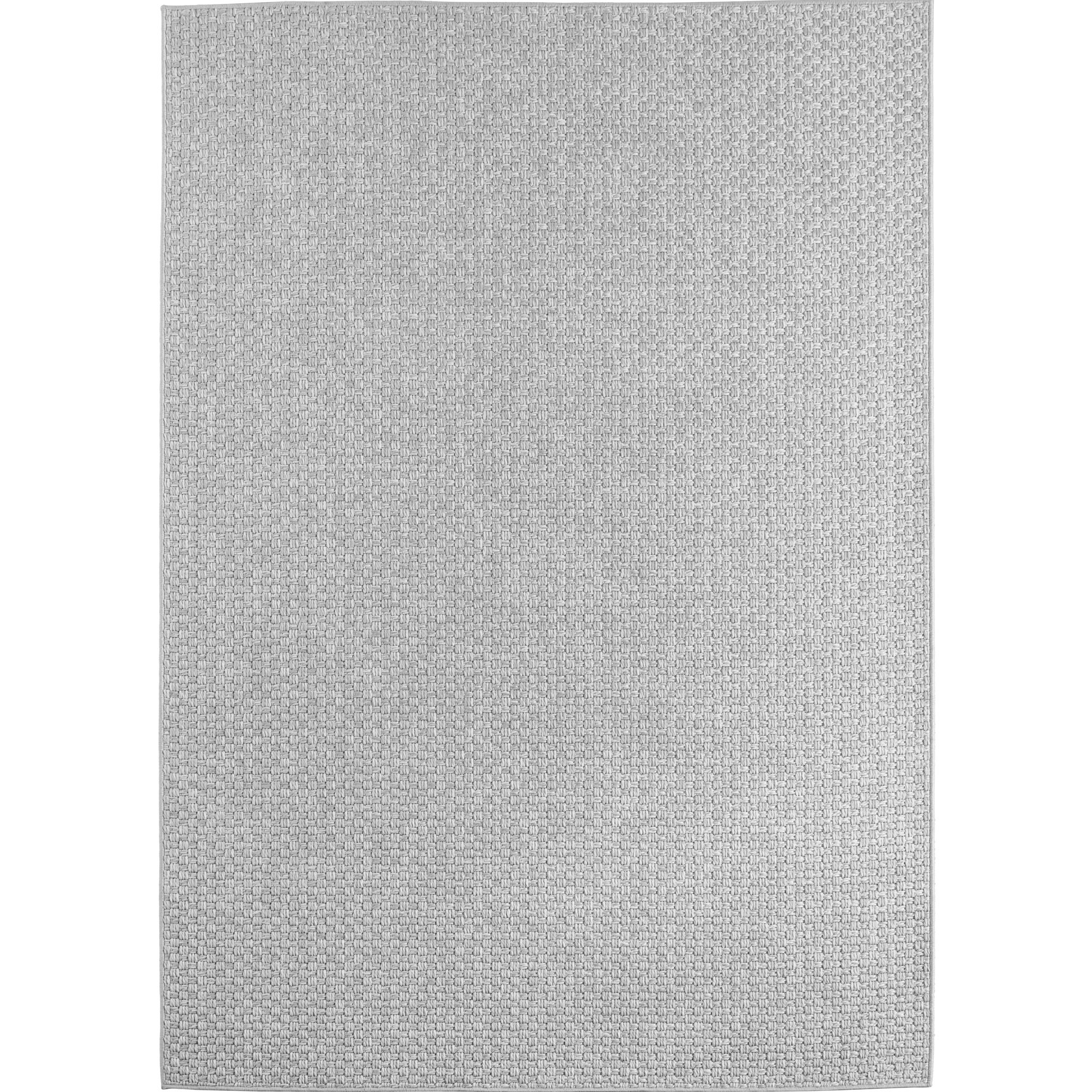 Ibiza Duz alfombra exterior tejido plano rectangular 120x170cm gris