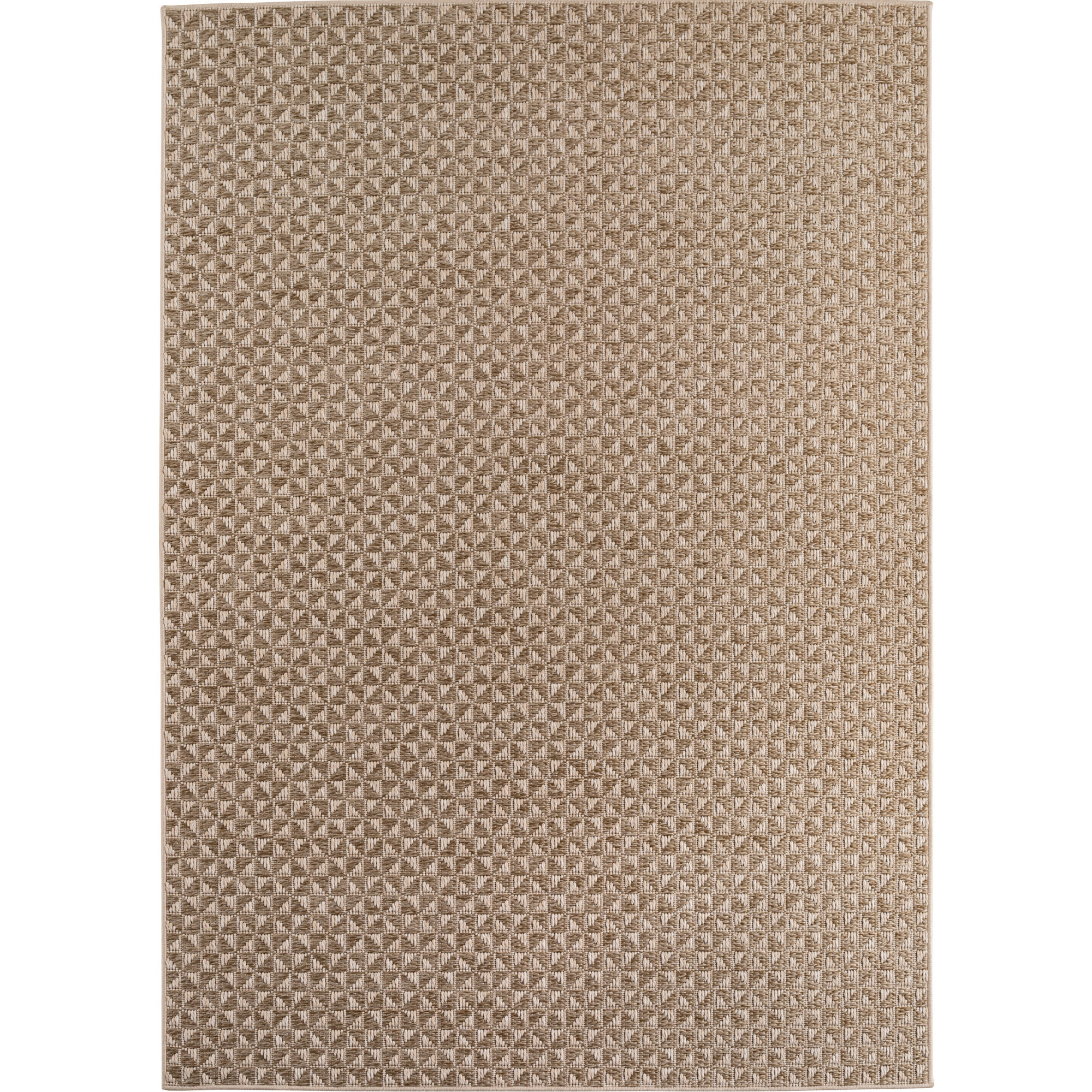 Ibiza Nok alfombra exterior tejido plano rectangular 120x170cm beige