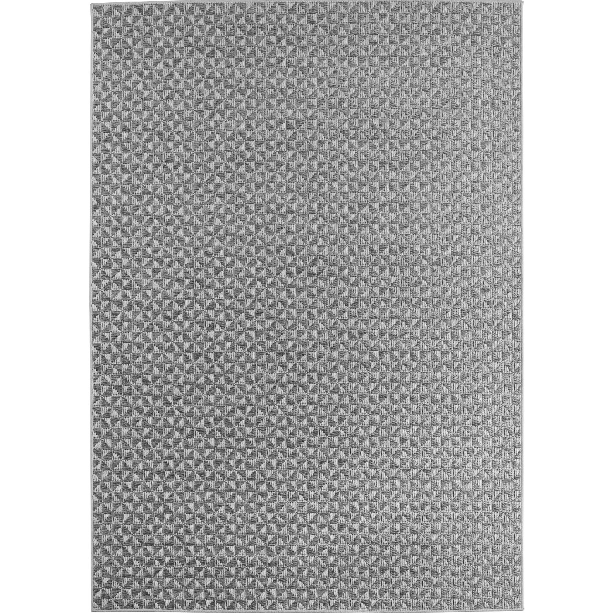 Ibiza Nok alfombra exterior tejido plano rectangular 280x370cm gris