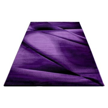 Miami Hios alfombra pelo corto rectangular 160x230cm morado