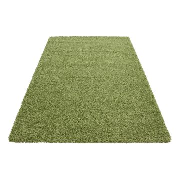 Dream Shaggy alfombra pelo largo rectangular 65x130cm verde