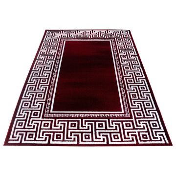 Parma Laby alfombra pelo corto rectangular 120x170cm rojo