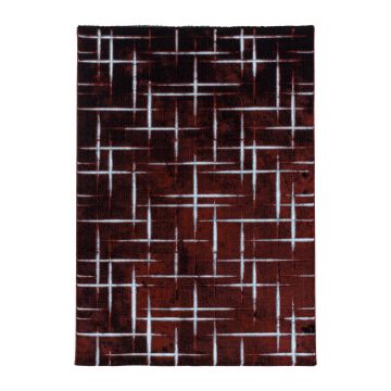 Costa Fisk alfombra pelo corto rectangular 240x340cm rojo