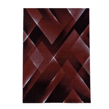 Costa Carp alfombra pelo corto rectangular 80x150cm rojo