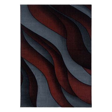 Costa Golf alfombra pelo corto rectangular 240x340cm rojo
