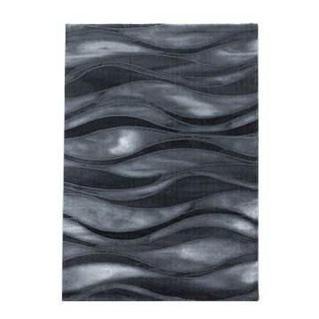 Costa Dalgy alfombra pelo corto rectangular 120x170cm negro