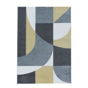 Efor Elips alfombra pelo corto rectangular 240x340cm amarillo