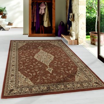 Kashmir Isparta alfombra pelo corto rectangular 160x230cm terra