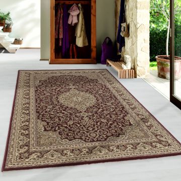 Kashmir Yagcibedir alfombra pelo corto rectangular 160x230cm rojo