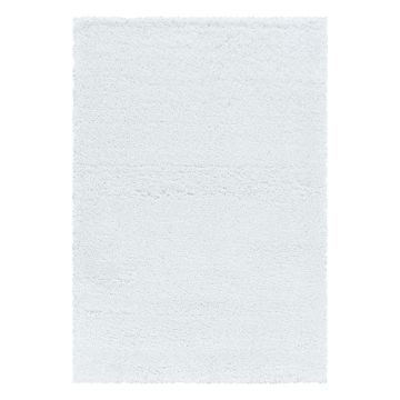 Fluffy Shaggy alfombra pelo largo rectangular 200x290cm blanco