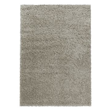 Sydney Shaggy alfombra peluda pelo largo rectangular 60x110cm color natural