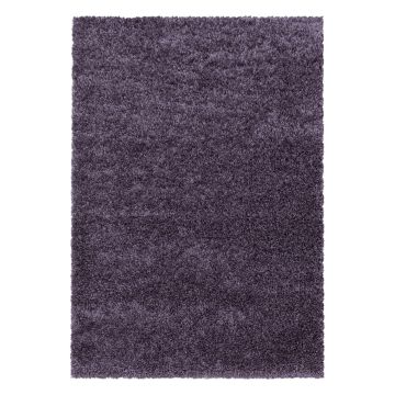 Sydney Shaggy alfombra peluda pelo largo rectangular 60x110cm violeta