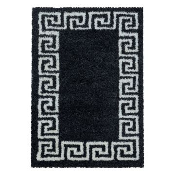 Hera Shaggy alfombra pelo largo rectangular 200x290cm antracita