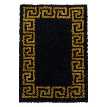 Hera Shaggy alfombra pelo largo rectangular 200x290cm oro