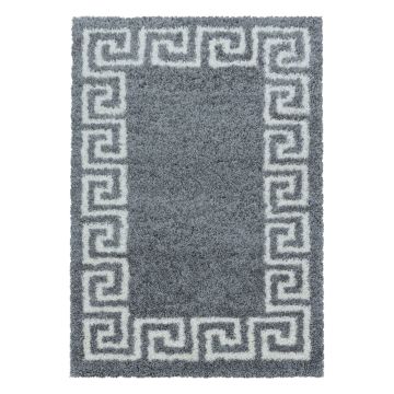 Hera Shaggy alfombra pelo largo rectangular 200x290cm gris
