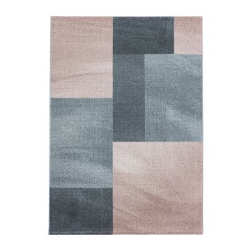 Efor Trapz alfombra pelo corto corredor 80x250cm rosa