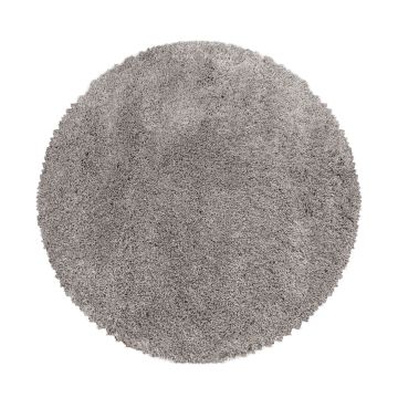 Fluffy Shaggy alfombra pelo largo redondo Ø 120cm beige