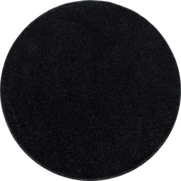 Ata alfombra pelo corto redondo Ø 200cm antracita