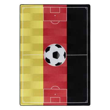 Play Campo de Fútbol Alemania alfombra de juego antideslizante habitación infantil de bucle rectangular 160x230cm
