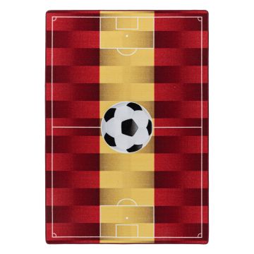 Play Campo de Fútbol España alfombra de juego antideslizante habitación infantil de bucle rectangular 160x230cm
