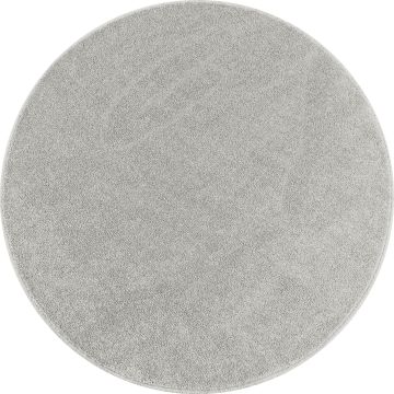 Ata alfombra pelo corto redondo Ø 200cm crema