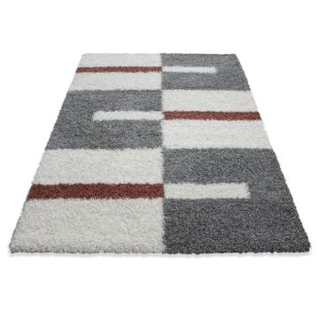 Gala Shaggy alfombra pelo largo rectangular 200x290cm terra