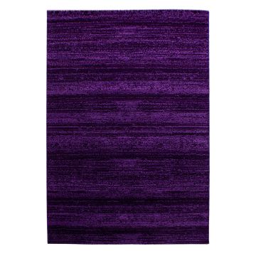 Plus alfombra pelo corto rectangular 240x340cm morado