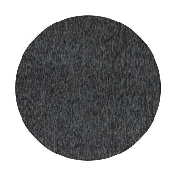 Nizza alfombra de bucle redondo Ø 160cm antracita