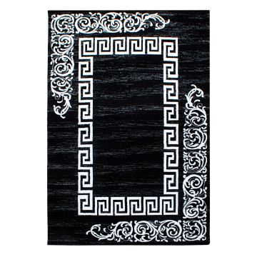 Miami Henna alfombra pelo corto rectangular 240x340cm negro