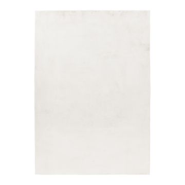 Pouffy alfombra fluffy esponjoso pelo largo corredor 60x110cm crema