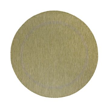 Relax Tranqua alfombra interior/exterior redondo Ø 120cm verde