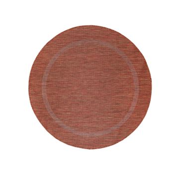 Relax Tranqua alfombra interior/exterior redondo Ø 120cm cobre