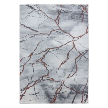 Naxos Mármol alfombra pelo corto corredor 80x250cm bronce