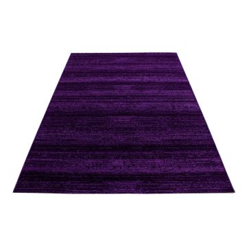 Plus alfombra pelo corto rectangular 200x290cm morado