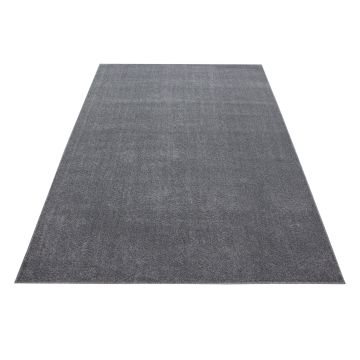 Ata alfombra pelo corto rectangular 200x290cm gris claro