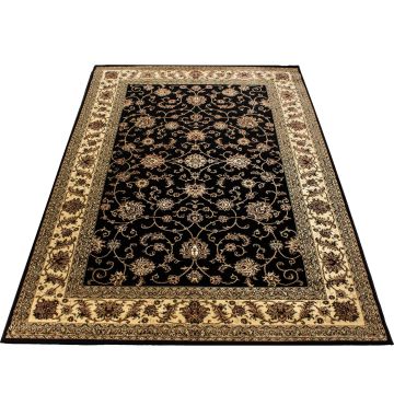 Marrakesh Layla alfombra pelo corto rectangular 300x400cm negro