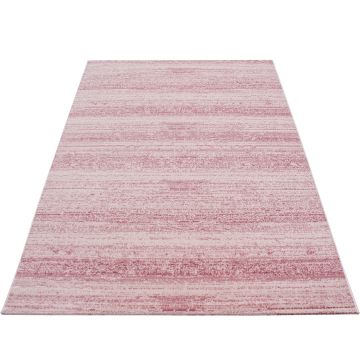 Plus alfombra pelo corto rectangular 200x290cm rosa